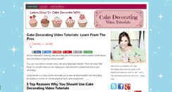 Desktop Screenshot of cakedecoratingvideotutorials.com